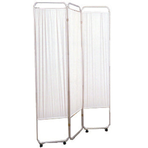 Three-Panel Privacy Screen with Wheels