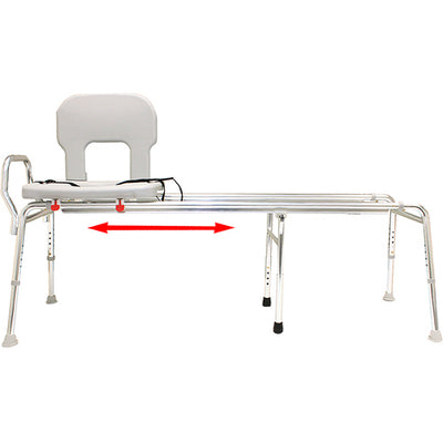 Toilet-to-Tub Sliding Transfer Bench