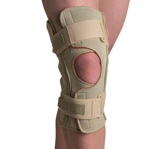 Open Wrap Knee Brace with Adjustable Range of Motion