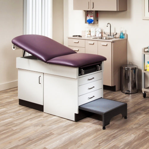 Family Practice Exam Table with Step Stool
