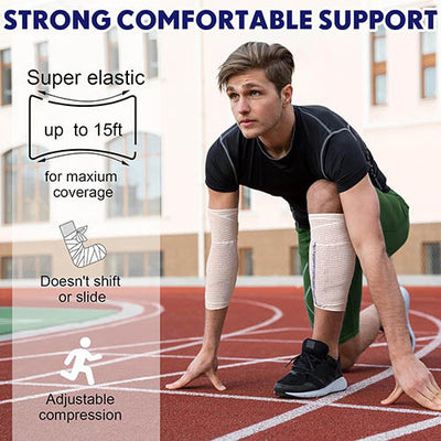 Ace-Type Elastic Bandage 4" x 5 Yards – With Velcro-Style Closure