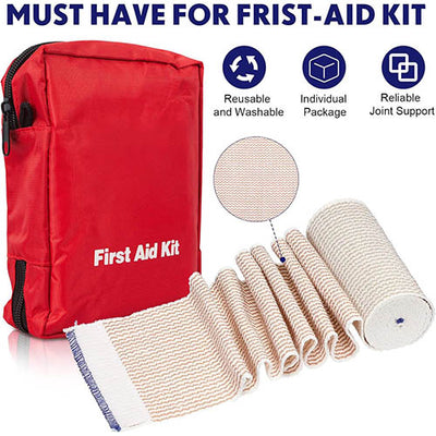 Ace-Type Elastic Bandage 4" x 5 Yards – With Velcro-Style Closure