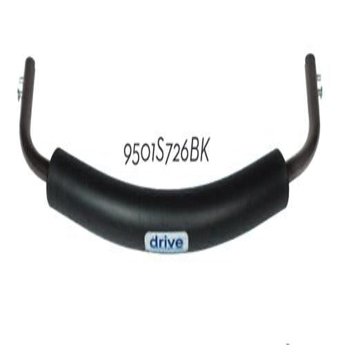 Backrest with Foam Padding for 11043 Series Rollators – Black