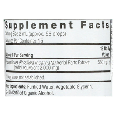Nature's Answer - Passionflower Herb - 1 Fl Oz