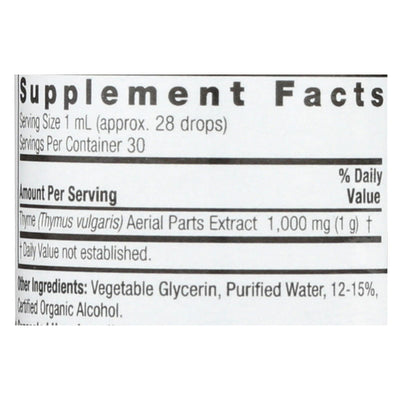 Nature's Answer - Thyme - 1 Oz