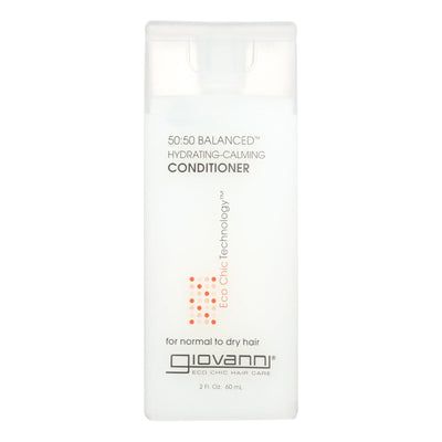 Giovanni 50:50 Balanced Conditioner Hydrating-calming - 2 Fl Oz - Case Of 12
