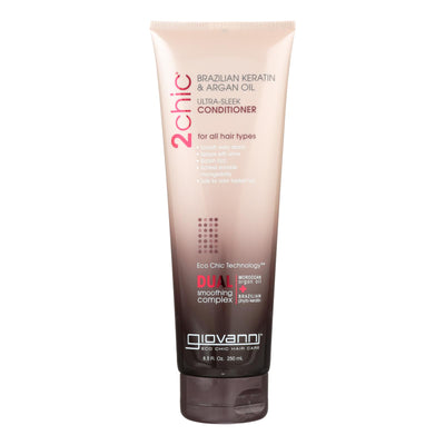 Giovanni 2chic Ultra-sleek Conditioner With Brazilian Keratin And Argan Oil - 8.5 Fl Oz
