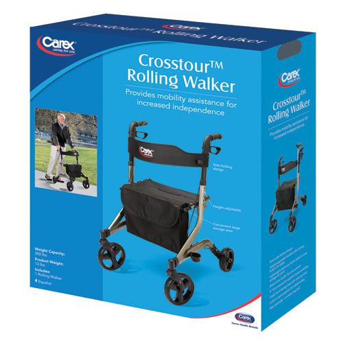Carex Crosstour Rolling Walker Rollator