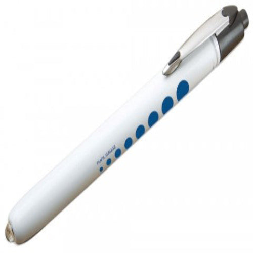 Metalite Reusable Penlight with White LED & Pupil Gauge – Each