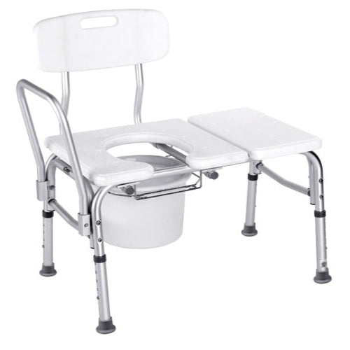 Bathtub Transfer Bench with Opening & Bucket