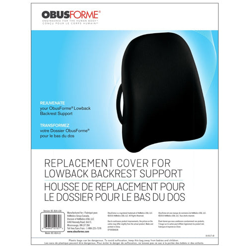 Obus Lowback Support Cover – Black (Cover Only)