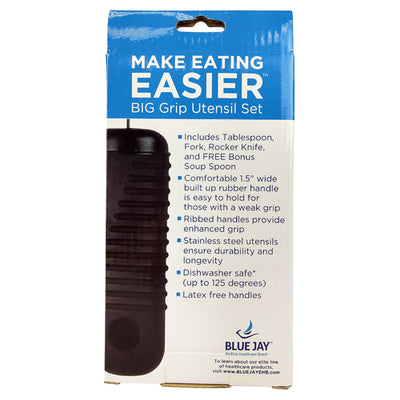 Blue Jay Make Eating Easier – Big Grip Adaptive Utensil Set