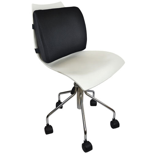 Blue Jay Lumbar Cushion – Black Memory Foam with Straps