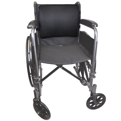 Blue Jay Lumbar Cushion – Black Memory Foam with Straps