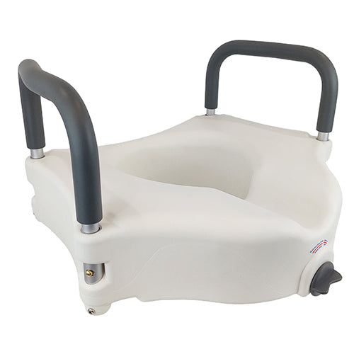 Blue Jay Raised Toilet Seat with Lock & Arms