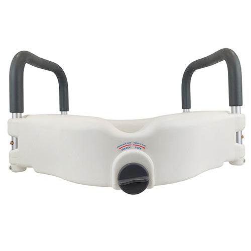 Blue Jay Raised Toilet Seat with Lock & Arms