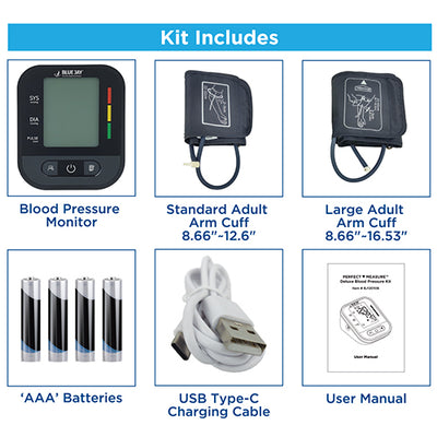 Deluxe Perfect Measure Blood Pressure Kit with 2 Cuffs