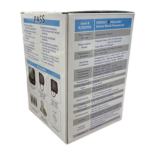 Deluxe Perfect Measure Blood Pressure Kit with 2 Cuffs