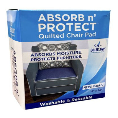 Blue Jay Reusable Absorbent Chair Pads 18”x24” – Pack of 2