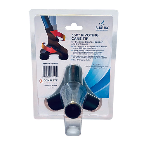 Blue Jay 360 Degree Deluxe Pivoting Cane Tip