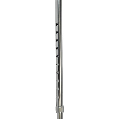 Blue Jay Silver Cane with Round Handle – Vinyl Comfort Grip
