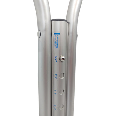 WALK WITH ME Adjustable Aluminum Crutches - Pair