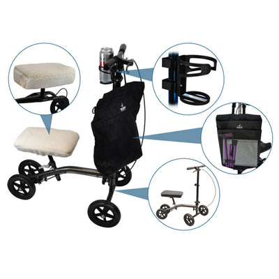 Well Dressed Knee Scooter – Mobility Scooter with Accessories