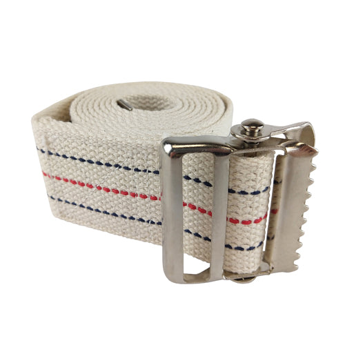 Blue Jay Striped Gait Belt – 2" x 60"