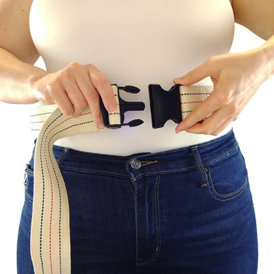 Blue Jay Striped Gait Belt – 2" x 60"