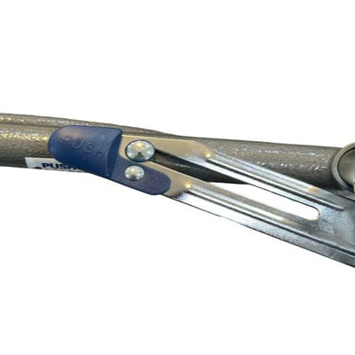 Blue Jay WALK WITH ME Folding Walker – 2 Button, 5" Wheels, Case/4