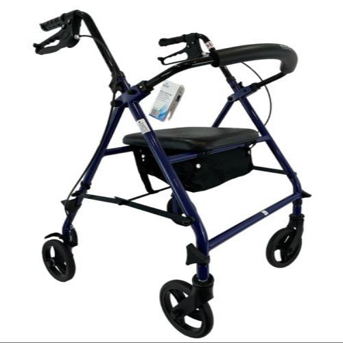 ROLL WITH ME Steel Rollator with 6” Wheels – Knock-Down, Case of 2