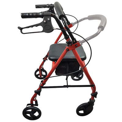 ROLL WITH ME Steel Rollator with 6” Wheels – Knock-Down, Case of 2