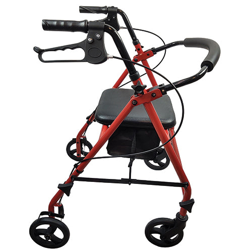 ROLL WITH ME Steel Rollator with 6” Wheels – Knock-Down, Case of 2