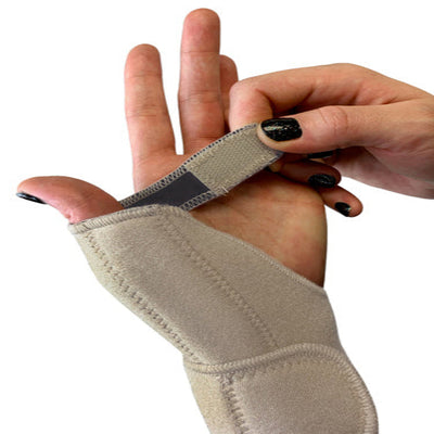 Blue Jay Adjustable Thumb Support with Stabilizing Stay – Beige