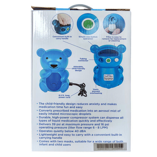 Blue Jay Mr. Blue Bear Pediatric Compressor Nebulizer