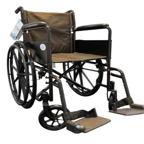 ROLL WITH ME 18" K1 Wheelchair with Fixed Full Arms & SDF