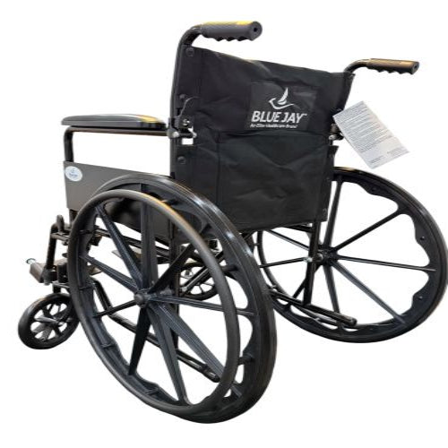 ROLL WITH ME 18" K1 Wheelchair with Fixed Full Arms & SDF