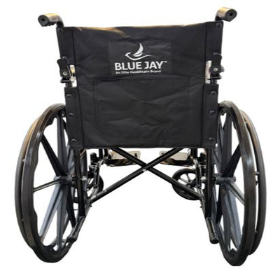 ROLL WITH ME 18" K1 Wheelchair with Fixed Full Arms & SDF
