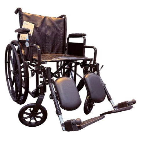 ROLL WITH ME 18" K2 Wheelchair with DDA & Elevating Leg Rests