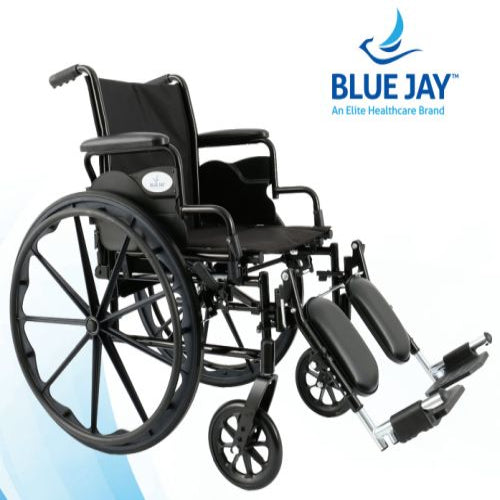ROLL WITH ME 18" K3 Wheelchair with DDA & Elevating Leg Rests
