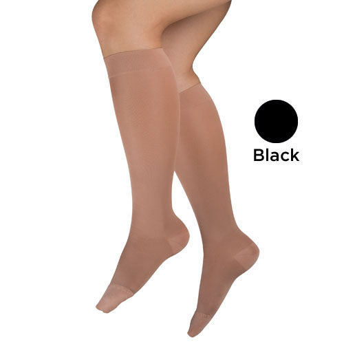 Microfiber Knee High Stockings 15-20 mmHg – Moderate Support