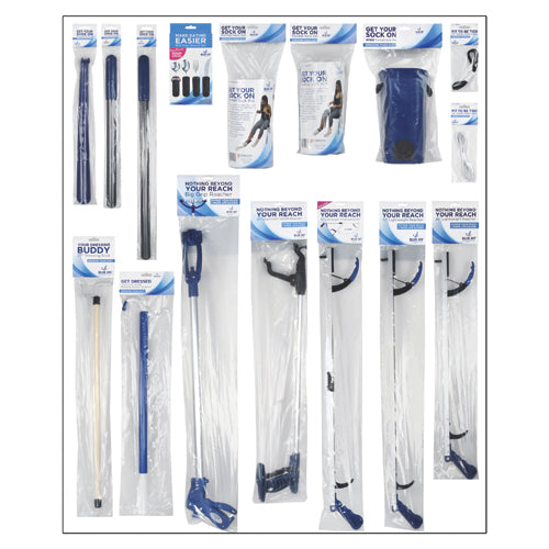 Aids to Daily Living Planogram – 4' x 60" Display Section