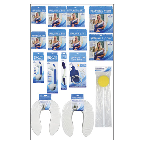 Bath Care Planogram – 3' x 60" Display Section