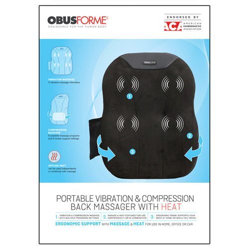 ObusForme Portable Compression Massager with Heat