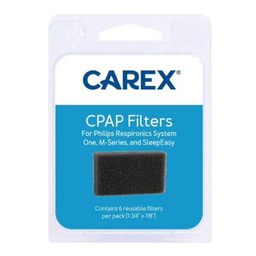 Carex CPAP Foam Filters – Pack of 6