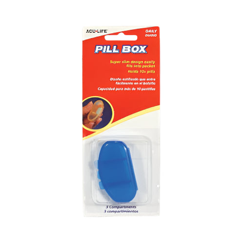Daily Pill Box Organizer – Kidney-Shaped