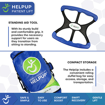 HelpUp Patient Lift – Portable Sit-to-Stand Assist Device