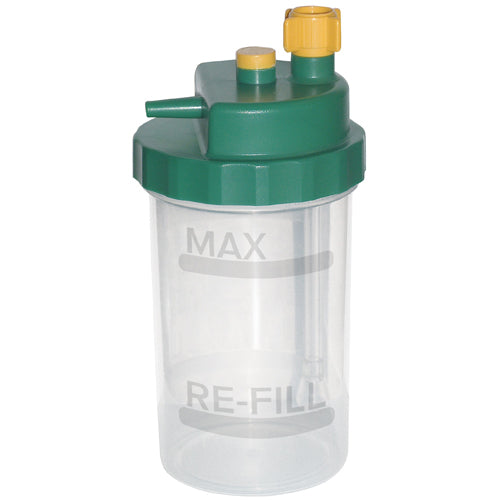 Oxygen Humidifier Bottle – For Concentrators, Liquid & Gas Systems (Case of 50)