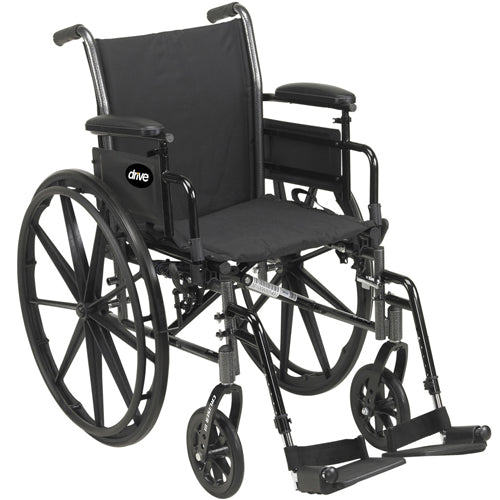 Cruiser III Wheelchair 18" – Flip-Back Full Arms