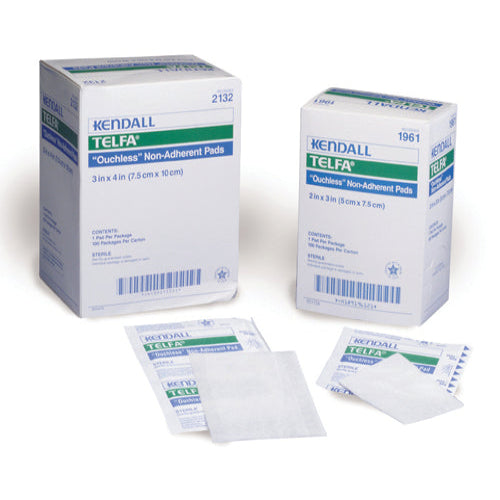 Telfa Non-Adherent Sterile Dressings – Box of 50, Individually Wrapped